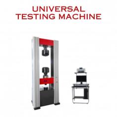 Labnics universal testing machine is designed for tensile, compression, bending, and flexural tests on metal and non-metal materials. Featuring a 4-column and 2-screw structure, it offers a load range from 2% to 100% FS. The oil cylinder at the bottom powers the system, with the testing space adjusted via a motor-driven lower crosshead. Advanced technology ensures precise control over stress, strain, speed, force, and displacement, while multiple safety features protect against over-load, over-voltage, and over-current.