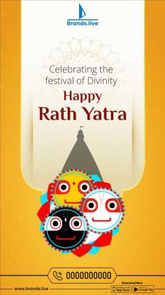 Transform your Instagram for Rath Yatra with Brands.live Templates! Enhance your feed with our exclusive Rath Yatra Insta Story Templates, tailored for this special occasion. Craft captivating, personalized stories that capture the essence of Rath Yatra. Share the joy and spirit of this festive event with your followers stylishly and memorably. Join Brands.live today for outstanding growth and productivity!
