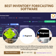 Augment Inventory Forecasting Software is the perfect algorithmic fusion that provides the scope of science, expertise, and constant advancement . to get more details contact us today! https://www.augment-cloud.com/....inventory-forecastin

