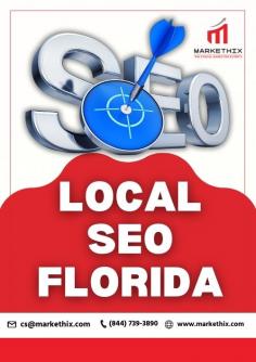 

Local SEO involves optimizing a business’s online presence to attract customers from specific geographical locations. Markethix will provide you with services for local SEO in Florida. Our team will apply time-proven strategies such as optimizing Google My Business listings, acquiring local citations, gaining positive reviews, and geo-targeting keywords. We will ensure your business appears in local search results so that you can attract nearby customers who are searching for products or services in the area. 

