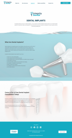 Greenville Dental Implants

Dental implants are surgically placed in your jawbone, where they serve as the roots of missing teeth. Because the titanium in the implants fuses with your jawbone, the implants won’t slip, make noise or cause bone damage the way fixed bridgework or dentures might.

https://integritydentalsc.com/dental-implants-in-taylors/
