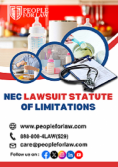 The NEC lawsuit statute of limitations refers to the timeframe within which legal action can be initiated for cases involving Necrotizing Enterocolitis (NEC) allegedly caused by baby formula. Statutes of limitations vary by jurisdiction and typically start from the date of the injury or diagnosis. It is crucial for potential plaintiffs to be aware of and adhere to these time limits, as failing to file within the prescribed period may result in the loss of their right to seek legal recourse.