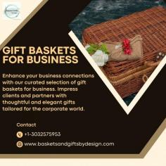 Enhance your business connections with our curated selection of gift baskets for business. Impress clients and partners with thoughtful and elegant gifts tailored for the corporate world. Explore our range and strengthen your professional relationships today!
