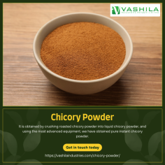 It is obtained by crushing roasted chicory powder into liquid chicory powder, and using the most advanced equipment, we have obtained pure instant chicory powder.

For More Details : https://vashilaindustries.com/chicory-powder/

#chicory #chicorée #legumes #vegetables #gardenofthegods #foodblogger #roastedchicory #chicorypowder #chicorycoffee #healthyfood #usaexporters