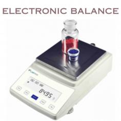 Labtron electronic balance is a high resolution tabletop unit with a weighing capacity of 0.04–3100 g at an operating temperature of 5 °C to 25 °C. Features include a backlit display, easy balance tare, and quick stabilization, providing reliable weight measurements.
