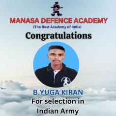 "Congratulations B. YUGA kIRAN For getting selected in the Indian Army from Manasa Defence Academy"#trending #viral#congratulations

Congratulations B. YUGA kIRAN – Indian Army Success Story from Manasa Defence Academy! Join us as we celebrate the incredible journey of B. YUGA kIRAN who has successfully been selected for the Indian Army, thanks to the rigorous training and support from Manasa Defence Academy. we share the inspiring story of dedication, hard work, and perseverance that led to this remarkable achievement. Witness the pride and joy of B. YUGA Kiran’s family and friends, and get insights into the training programs at Manasa Defence Academy that make such dreams possible. Whether you are aspiring to join the Indian Army or looking for motivational stories, this is sure to inspire and inform.

Call: 77997 99221
Website: www.manasadefenceacademy.com