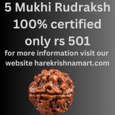 The word "Rudraksha" is derived from two Sanskrit words: "Rudra," another name for Lord Shiva, and "Aksha," which means eyes. Therefore, Rudraksha is often referred to as the tears of Lord Shiva. It's believed that wearing Rudraksha beads can bring inner peace, clarity, and protection to the wearer.https://harekrishnamart.com/products/5-mukhi-rudraksha-pendant
