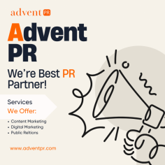 We understand your goals, we implement strategies in alignment with your vision and we deliver-- this is the reason why Advent Public Relations has an excellent client retention rate.