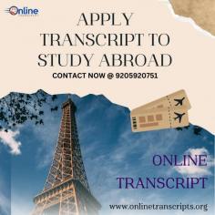 Online Transcript is a Team of Professionals who helps Students for applying their Transcripts, Duplicate Marksheets, Duplicate Degree Certificate ( Incase of lost or damaged) directly from their Universities, Boards or Colleges on their behalf. We are focusing on the issuance of Academic Transcripts and making sure that the same gets delivered safely & quickly to the applicant or at desired location. We are providing services not only for the Universities running in India,  but from the Universities all around the Globe, mainly Hong Kong, Australia, Canada, Germany etc.