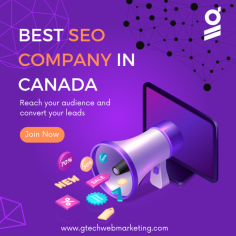 Are you looking for the best SEO company in Canada? Check out G Tech Web Marketing. With an established track record of increasing organic traffic and search engine rankings, we specialize in delivering meaningful results. Our professionals use cutting-edge techniques that are suited to your company's demands, ensuring maximum visibility and long-term success. With G Tech Web Marketing, you can experience the power of high-quality SEO services today!
