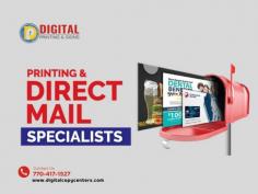 Offering top-quality direct mail printing services in Atlanta, GA. Get your marketing materials professionally printed with us today! Book Now
