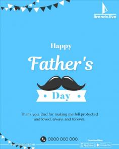 Explore Our Extensive Collection of Father's Day Templates on Brands.live! With over 900+ Templates and royalty-free images, celebrate this special day in style. Express your love and gratitude with heartfelt designs perfect for Posters, Banners, and more. Make Father's Day unforgettable with custom creations tailored to your dad's personality. Use our poster maker app, similar to the creative Hatti app, to craft unique and personalized posters. Start designing now and make this Father's Day truly memorable!
✓ Free for Commercial Use ✓ High-Quality Designs.
Because Brands.live है तो सब आसान है! (Aasan Hai)
