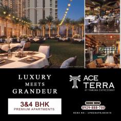Ready to elevate your lifestyle? ACE TERRA Residential Apartments at Yamuna Expressway offer stunning 3/4 BHK homes with a servant room. RERA approved (UPRERAPRJ683816), these apartments boast unbeatable location perks: across from Noida Film City , 15 mins to Jewar Airport , and near the upcoming IT Park and Data Centre. Plus, enjoy proximity to the F-1 Racing Track and proposed Metro connectivity. Act fast before the offer ends! Your dream home awaits.

