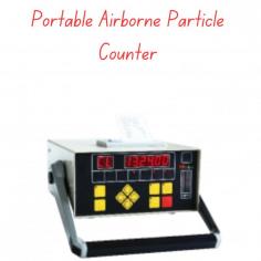 Labmate Portable Airborne Particle Counter a marvel of versatility and precision device ideal for monitoring air quality in a clean room.  It operates in temperatures from 10℃ to 35℃ and humidity up to 75% RH. With a flow rate of 0.1  CFM ( 2.83 L/min ), it's highly convenient and user-friendly.
