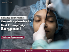 Discover the leading rhinoplasty surgeon in Hyderabad at Ambrosia Clinic. Our skilled surgeons specialize in nose reshaping procedures to enhance facial harmony and aesthetic appeal. Whether you seek correction for cosmetic reasons or functional improvements, trust Ambrosia Clinic for personalized care and exceptional results. Schedule a consultation today to achieve the nose shape you desire with confidence and expertise.
https://maps.app.goo.gl/VY5cfQQxBAkmbjkD8