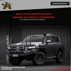 Gear up for adventure with premium 4x4 vehicle accessories