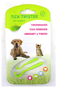 "Tick Twister Twin Pack Large and Small Hook - VetSupply

Tick Twister is a harmless and trouble-free way to eradicate ticks in a few seconds without leaving the mouthparts of ticks planted in the skin of dogs. It does not contain any chemicals and it does not squeeze the tick hence, there is low risk of infection.

For More information visit: www.vetsupply.com.au
Place order directly on call: 1300838787"
