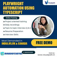 Playwright Training In Hyderabad  - Visual Path offers the Best Dynamics Playwright Online Training
conducted by real-time experts.Our Playwright Automation Training is available in Hyderabad and is provided to individuals globally in the USA, UK, Canada, Dubai, and Australia. Contact us at+91-9989971070.
Visit Blog: https://visualpathblogs.com/
whatsApp: https://www.whatsapp.com/catalog/917032290546/
Visit: https://www.visualpath.in/playwright-automation-online-training.html

