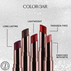 The Kiss Proof Lipstick by Colorbar makes sure you are always ready with the help of its key ingredient, Vitamin E that moisturises your lips and prevents them from getting dry and chapped. This long-lasting lip colour comes with a beautiful formula which is the perfect blend for long-wear and matte finish. 