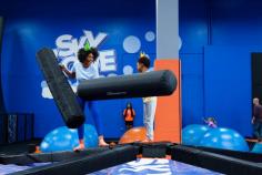 Make your kid's birthday party a soaring success at Sky Zone San Diego Miramar! From thrilling trampoline jumps to epic games and foam pits, we've got everything to make their special day unforgettable. Choose from our customizable party packages and let us handle the fun while you enjoy the celebration. Book today and let the bouncing begin!