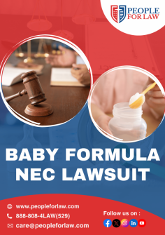Many times manufacturing companies tend to avoid disclosing full information about their products. A similar situation occurred when infants who were given bovine-based baby formula developed Necrotizing Enterocolitis (NEC). This condition causes a hole in the stomach of the infant, causing bacteria and blood to enter into the stomach. People For Law is always ready to assist families by helping them file a baby formula NEC lawsuit. Our aim is to secure compensation for medical expenses, pain and suffering, and other damages stemming from NEC.