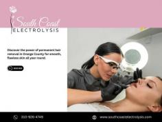 Our team follows strict hygiene protocols to maintain a clean and hygienic environment.Electrolysis Hair Removal in Orange County, CA. Trust our experienced team to deliver safe and effective results.

