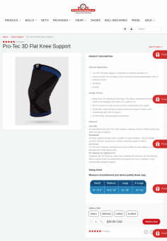 3D Knee Support breaths and is suitable for warm weather. The knit design provides effective compression without restricting range of motion.