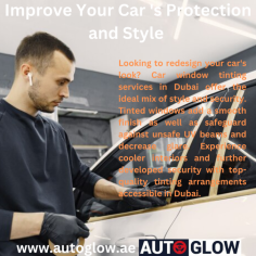 Looking to redesign your car's look? Car window tinting services in Dubai offer the ideal mix of style and security. Tinted windows add a smooth finish as well as safeguard against unsafe UV beams and decrease glare. Experience cooler interiors and further developed security with top-quality tinting arrangements accessible in Dubai.