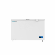 Labtron -25°C Chest Freezer, a 358 L biomedical freezer, boasts a temperature range of -10 and -25°C, direct cooling, manual defrost, and microprocessor control. It uses R290 refrigerant, CFC-free polyurethane foam, a 70-mm insulation layer, low maintenance, and a long lifespan.