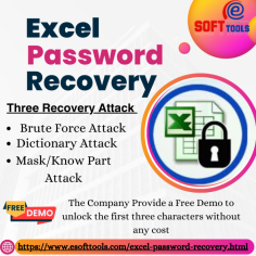 Excel file passwords can be easily and quickly recovered with eSoftTools Excel Password Recovery Software. By using sophisticated algorithms, it quickly and safely decrypts complex and mixed password structures, providing access to Excel file data without compromising the original text. The program has an intuitive graphical user interface (GUI), made to be simple and accessible to all users, even those without technical background. Users can start the password recovery procedure with a few simple clicks, which will save them a great deal of time and work.

Read More - https://www.esofttools.com/excel-password-recovery.html
