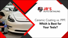 Tesla owners often face a dilemma when choosing amidst ceramic coating and  (PPF) to safeguard their vehicle’s exterior. In Edmonto paint protection film in Edmonton, both options offer distinct advantages for protecting your car against the elements and wear from daily use. To More: https://theinscribermag.com/ceramic-coating-vs-ppf-which-is-best-for-your-tesla/ ,  info@jrsautodetailing.ca , (587) 612-5100

#valorpaintprotectionedmonton #teslaprotectionedmonton #paintprotectionedmonton #edmontonautodetailing #vehicleprotection #paintprotectionfilm protectivecoating #automotiveprotection #vehicleappearance #paintpreservation #exteriorprotection #glossenhancement #scratchresistance #uvprotection #jrsautodetailing  #jrsautodetailingedmonton  #jrsautodetailingsherwoodpark