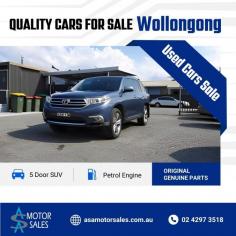 Find your perfect vehicle with ASA Motor Sales, offering a wide selection of quality cars for sale in Wollongong. Explore our inventory to discover reliable, affordable, and stylish options that meet all your driving needs. Visit us today for the best deals and exceptional customer service.