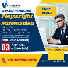 Join Now: https://bit.ly/3XKkWiW
Attend Online #FreeDemo on #PlaywrightAutomation by Mr. Debdutta.
Demo on: 3rd July , 2024@ 8:00 PM (IST).
Contact us: +91 9989971070.
WhatsApp: https://www.whatsapp.com/catalog/917032290546/
Blog link: https://visualpathblogs.com/
Visit: https://visualpath.in/playwright-automation-online-training.html
