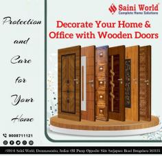 Decorate Your Home & Office with Wooden Doors...

