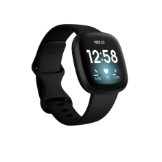 Shop online for the FITBIT Versa 3 in Black/Black Aluminum at AdventureHQ. Track your fitness journey with style and precision. 
