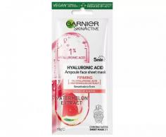 Garnier Hyaluronic Acid Ampoule Face Sheet Mask Watermelon Extract 15g

Garnier's Firming Ampoule Face Sheet Mask contains 1% Hyaluronic Acid and Watermelon Extract in an alginate sheet to revitalise and firm the skin giving it a smooth appearance in just 5 minutes. With first signs of aging, the skin loses its ability to retain moisture, causing dryness, dehydration, the appearance of fine lines and an uneven complexion. Hyaluronic Acid is an active known for its ability to replump the skin and holds up to 1000x its weight in water. Watermelon Extract is well-known for its fresh and super-quenching effect. This powerful duo infused in our Ampoule Face Sheet Mask is best to use when skin needs plumping, in the morning before make-up or before going out. PROVEN EFFICACY IN 5 MINUTES*: Skin feels tightened Skin appears hydrated and fine lines appear visibly smoothed Skin feels revitalised *Consumer test 77 women after 1 application. Garnier Ampoule Face Sheet Masks are also available with Vitamin C for an Anti Fatigue boost and Niacinamide to detox your skin. All Garnier products are officially approved by Cruelty Free International. Since 1989, Garnier has been committed to a world without animal testing.

https://aussie.markets/beauty/skin-care/masks-and-treatements/natio-shea-butter-lip-balm-4g-clone/