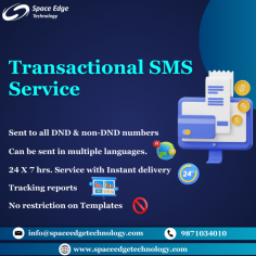 Read More: https://spaceedgetechnology.com/transactional-otp-sms/
Contact No.: +91-9871034010
Mail id: info@spaceedgetechnology.com
.
#transactionalsms #besttransactionalsms #smsprovider