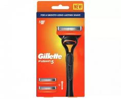 Gillette Fusion5 Manual Razor + 2 Blade Pack

Gillette Fusion5 men's razor features 5 antifriction blades for a close and long lasting shave. The blades are spaced closely together for incredible comfort with a precision trimmer on the back for hard-to-reach places and for styling facial hair. It's the world's #1 5-blade razor* for a reason (*Procter & Gamble calculation based on Nielsen sales information September 2018 - August 2019. Among Male 5-Blade System razors.)

https://aussie.markets/beauty/skin-care/men-skins/groomings/gillette-skinguard-manual-razor-2-blade-pack-clone/
