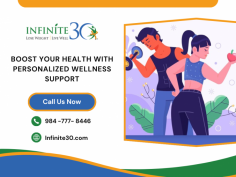 Get Expert Wellness Support for a Healthier You!

We offer comprehensive wellness support tailored to individual needs. Our services include personalized nutrition plans, stress management techniques, fitness coaching, and mental health counseling. Infinite30 integrates holistic approaches with scientific expertise to enhance overall well-being. For more details, contact us at 984-777-8446 today!