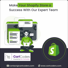 CartCoders offers top-notch Shopify store development services. Our experts handle everything from design to deployment, ensuring a smooth and successful launch.

Our technical team specializes in custom themes, app integrations, and performance optimization. We focus on delivering a user-friendly experience and scalable solutions, addressing both front-end and back-end requirements. Trust us for reliable and efficient Shopify store development.