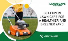 Transform Your Lawn Today with Our Best Service!

Your grass will always be green and thick since we use the best methods and high-quality gadgets. Depending on your unique requirements and financial limitations, we are the best lawn care company in Apex that provides alternatives for regular care or just a once-off assistance. For more details, contact Landscape Solutions at (919) 710-4289 today!