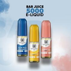 Bar Juice 5000 Nic Salts offer a premium vaping experience with their rich and satisfying flavours. Designed for nicotine enthusiasts, these nic salts deliver smooth throat hits and enhanced flavour profiles in every puff. Ideal for those who prefer a more intense nicotine experience without compromising on taste, Bar Juice 5000 ensures long-lasting satisfaction with its 50ml capacity and variety of delectable flavors. 
