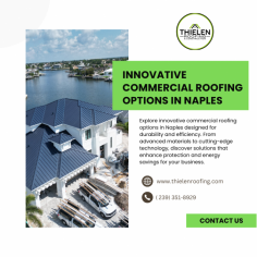 Explore innovative commercial roofing options in Naples to enhance durability and energy efficiency. From cutting-edge materials to advanced installation techniques, these solutions offer superior protection and performance. Stay ahead with modern roofing technologies that cater to your business needs, ensuring long-lasting reliability and cost-effectiveness for your commercial property.

Visit us : https://www.thielenroofing.com/roofing-services