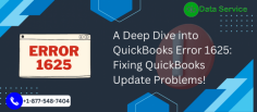 Learn how to resolve QuickBooks Update Error Code 1625, which occurs during installation or updates due to system policy restrictions. Follow our guide to fix it quickly.