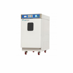 Labtron Ethylene Oxide Sterilizer (80L) is a vertical, constant temperature heating box type sterilizer with a manual door. It sterilizes at 50℃ ± 3℃ and -60 kPa, featuring a 304 stainless steel chamber and carbon steel outer box with baked plastic powder coating. It uses electric heating and offers automatic ventilation. Ideal for effective sterilization.