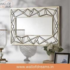 Explore the enchantment of transformation with the Wall of Dreams. With our beautiful collection of exciting art pieces and magnificent wall mirrors, you can easily elevate your home. With our carefully chosen assortment, let your walls tell a tale of grace and elegance. Today, redefine your environment and give your aspirations a new life.

Visit Now: https://wallofdreams.in/product/modern-contemporary-accent-mirror/