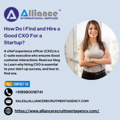 A chief experience officer (CXO) is a C-suite executive who ensures Good customer interactions. Read our blog to Learn why hiring CXO is essential to your start-up success, and how to find one.
