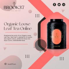 Explore Organic Loose Leaf Tea Online at Brook37

Experience the purity of organic loose leaf teas at Brook37. Our hand-selected organic teas offer a refreshing and healthful option for tea enthusiasts. Discover the goodness of nature in every cup and buy organic loose leaf tea online from Brook37.