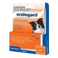 Endogard is a liver flavored tablet for treating allwormers. This worming tablet is used in the treatment of mixed worm infestations in adult dogs and puppies. The oral worm control product treats Nematods, Ascarids: Toxocara canis, Toxascaris leonina (late immature forms and mature forms), Hookworms: Uncinaria stenocephala, Ancylostoma caninum (adults), Cestodes Taenia spp., Dipylidium caninum. Get Wormer for Dogs and Cats at lowest price online in Australia at VetSupply