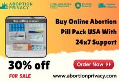 Get rid of unwanted pregnancy with an option to buy online abortion pill pack USA with 24x7 support and express shipping. Our best-selling product abortion pill pack kit is the most cost-effective solution. Visit abortionprivacy now for a hassle-free process.

Visit Now: https://www.abortionprivacy.com/abortion-pill-pack